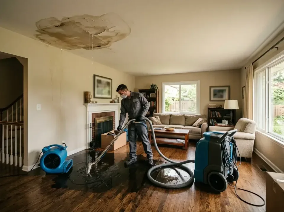 attic-pipe-burst-ceiling-drip-008 — frequently asked questions, Water Damage Restoration & Carpet Care in Trent Woods, NC